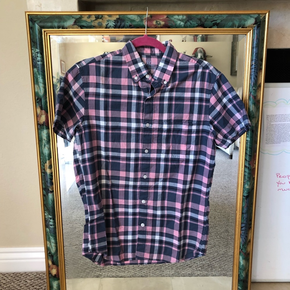 J. Crew Men’s Short Sleeved Button Down